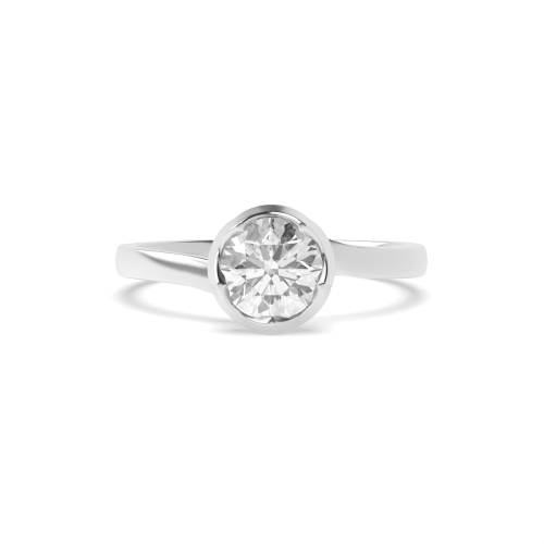 6 Prong Round Unique flower shaped Engagement Rings