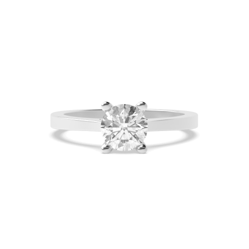 4 Prong Round Open setting gallery Engagement Rings