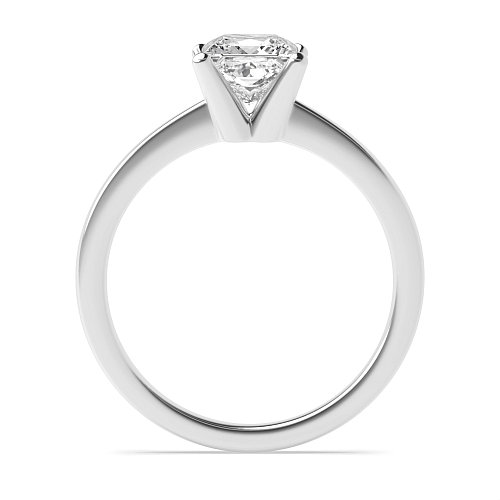 Princess V shaped head Engagement Rings