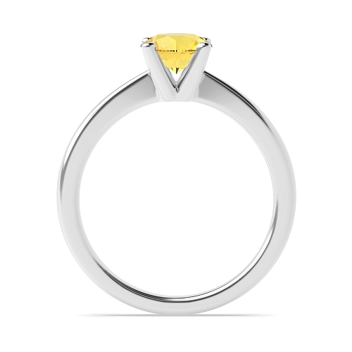 V shaped head Topaz Engagement Rings