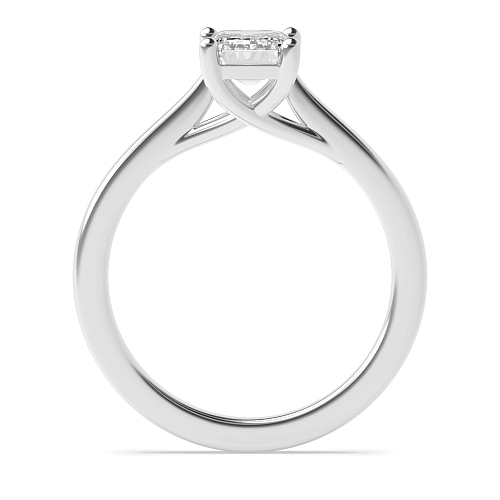 Emerald Crossover claws Engagement Rings