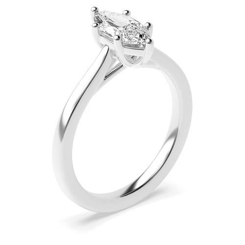 Marquise Crossover claws Engagement Rings