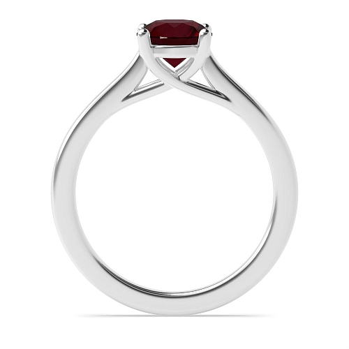 Crossover claws Ruby Engagement Rings