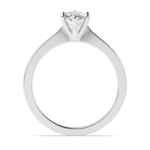 Marquise Open set tapering shoulder Engagement Rings