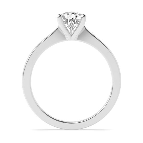 Prong Pear Open set tapering shoulder Engagement Rings