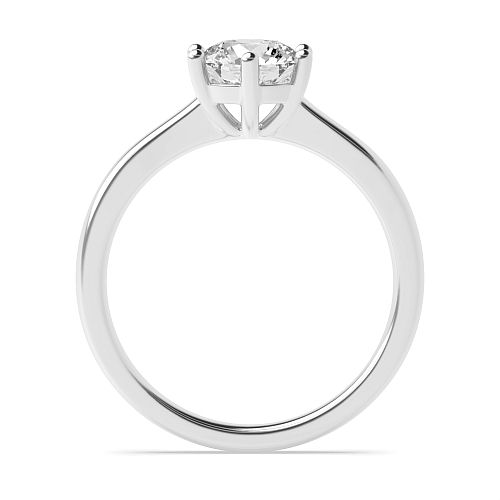 1 carat  Round Low set basket Engagement Rings