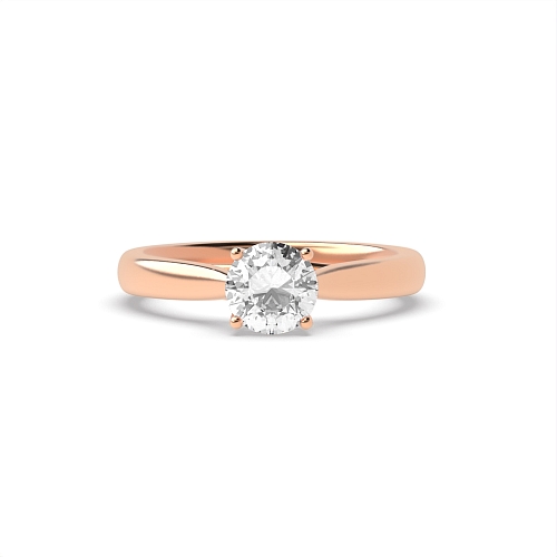 Rose Gold Crossover claws gallary Engagement Rings