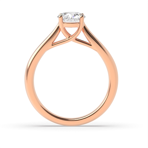 Rose Gold Crossover claws gallary Engagement Rings