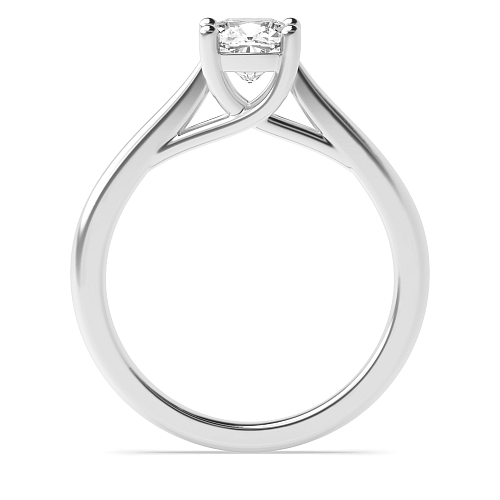 Cushion Crossover claws gallary Engagement Rings