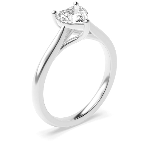 Prong Heart Crossover claws gallary Engagement Rings