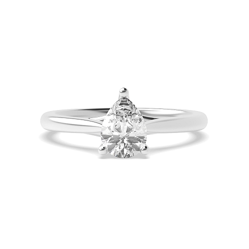 Prong Pear Crossover claws gallary Engagement Rings