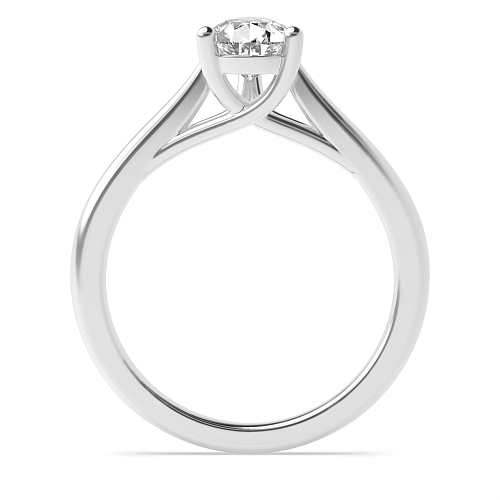 Prong Pear Crossover claws gallary Engagement Rings