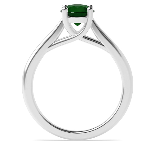 Crossover claws gallary Emerald Engagement Rings