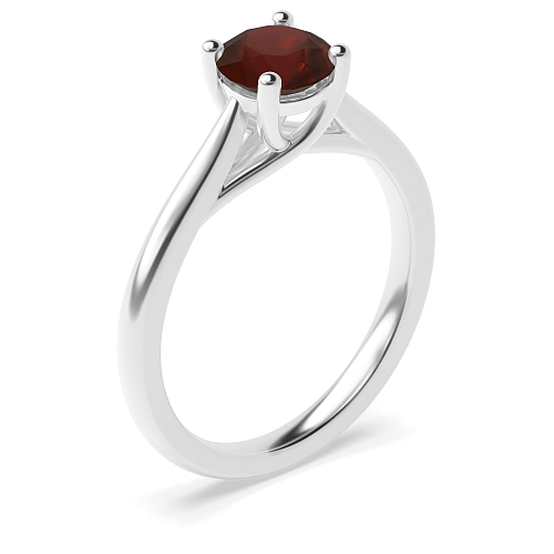 Crossover claws gallary Garnet Engagement Rings