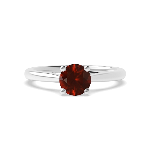 Crossover claws gallary Garnet Engagement Rings
