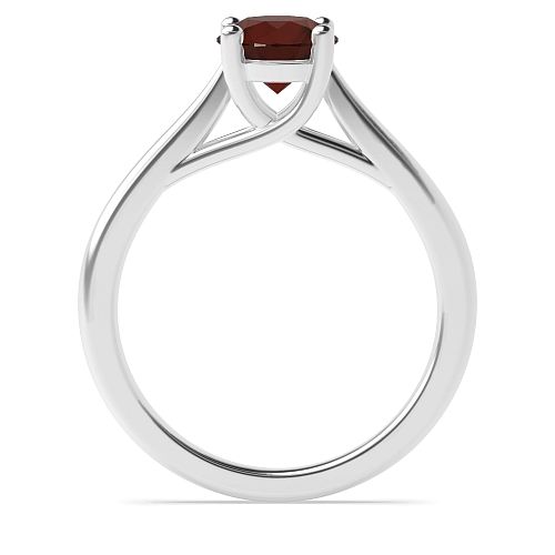Crossover claws gallary Garnet Engagement Rings