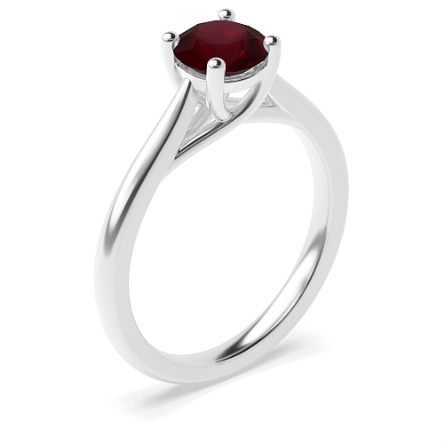 Crossover claws gallary Ruby Engagement Rings