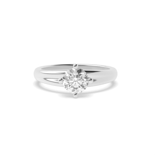 4 Prong Round Solitaire Engagement Ring