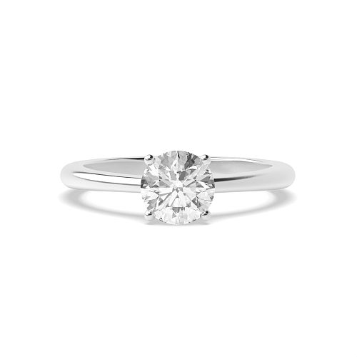 Round Basket set delicate Moissanite Engagement Rings