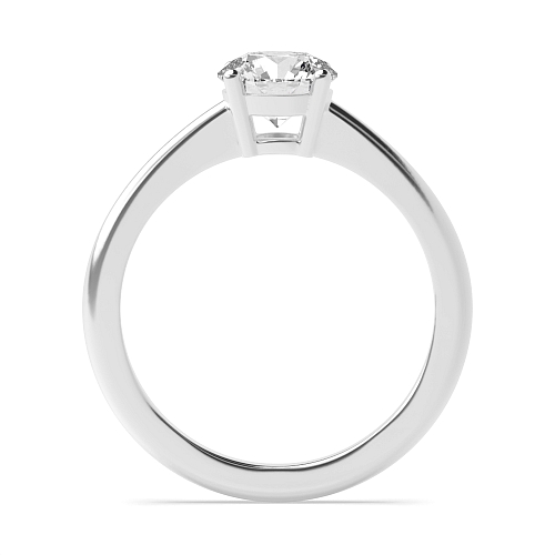 Round Basket set delicate Moissanite Engagement Rings