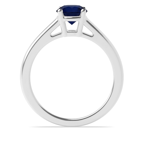 Basket set classic Blue Sapphire Engagement Rings