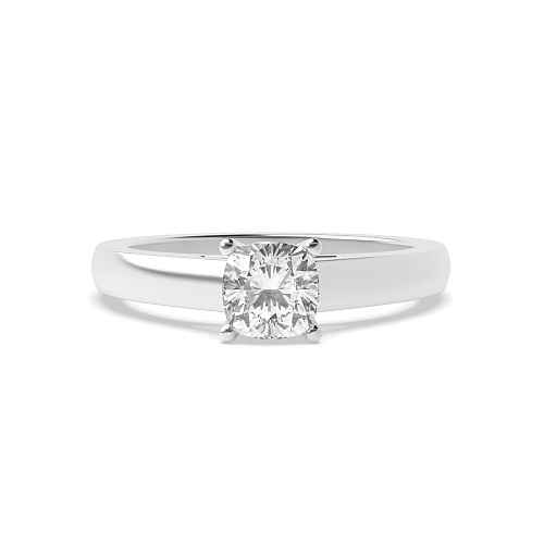 Cushion Basket set classic Engagement Rings