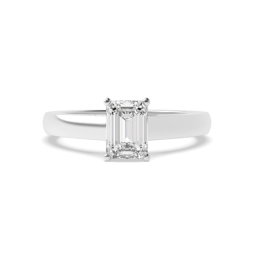 Emerald Basket set classic Engagement Rings
