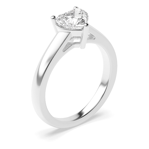 Prong Heart Basket set classic Engagement Rings