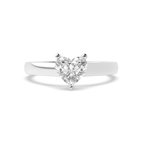Prong Heart Basket set classic Engagement Rings