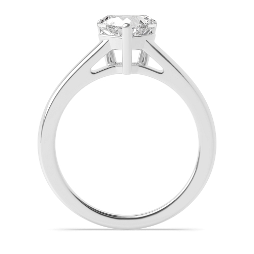 Prong Heart Basket set classic Engagement Rings