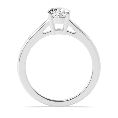 Oval Basket set classic Engagement Rings
