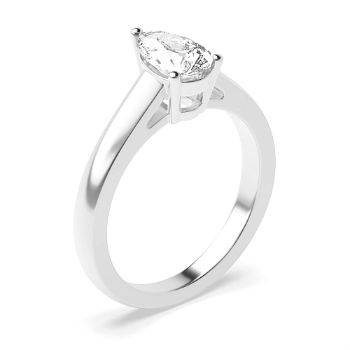 Prong Pear Basket set classic Engagement Rings