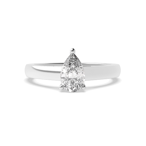 Prong Pear Basket set classic Engagement Rings