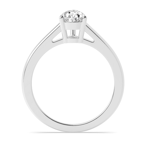 Prong Pear Basket set classic Engagement Rings