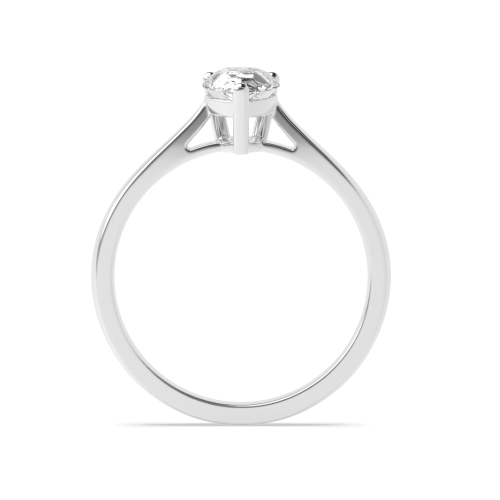 Prong Pear Solitaire Engagement Ring
