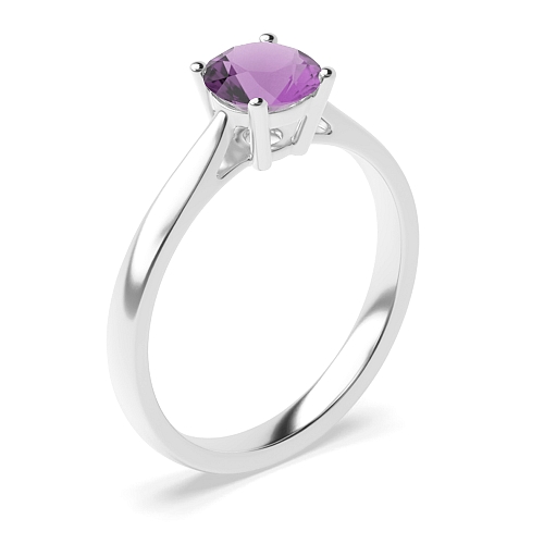 Classic Amethyst Engagement Rings