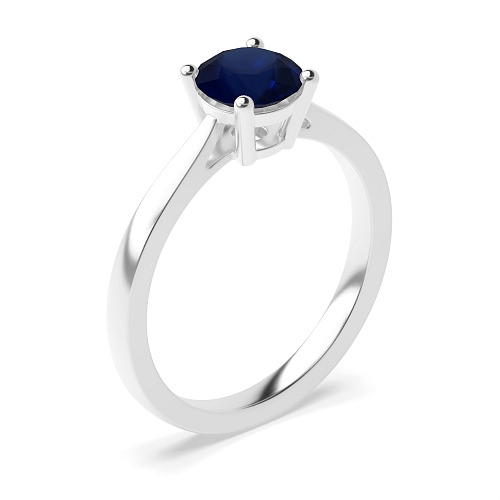 Classic Blue Sapphire Engagement Rings
