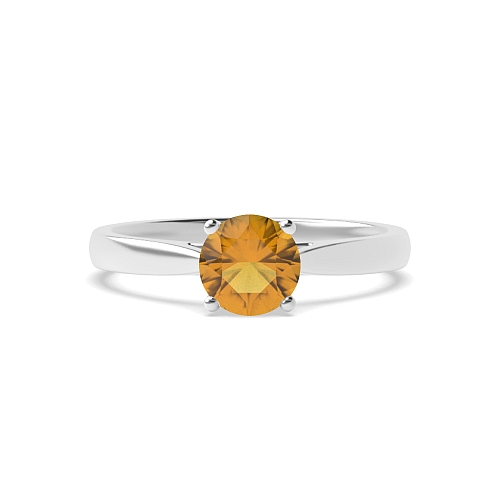 Classic Citrine Engagement Rings