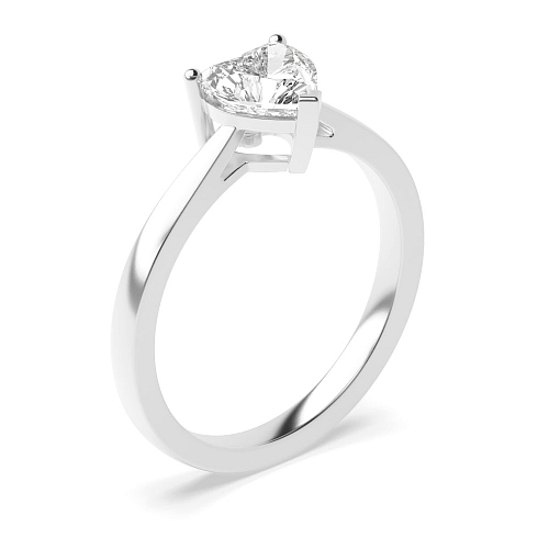 Prong Heart Classic Engagement Rings