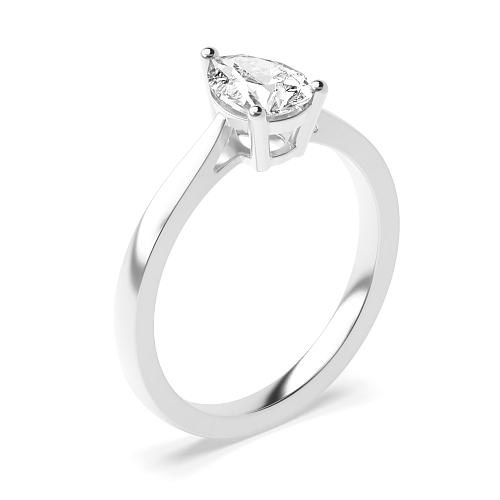 Prong Pear Classic Engagement Rings