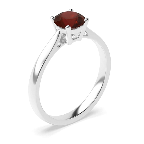 Classic Garnet Engagement Rings