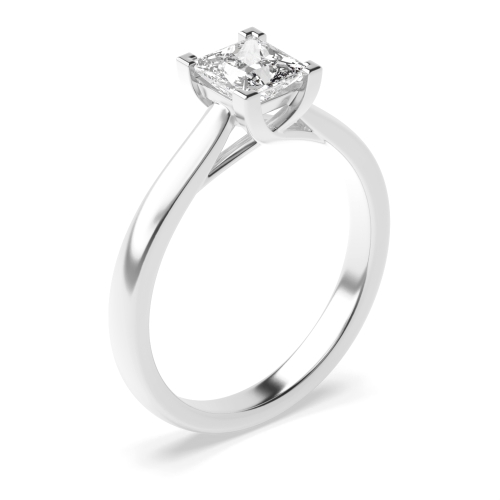 Princess Cut Diamond Engagement Rings  White / Rose Gold & Platinum