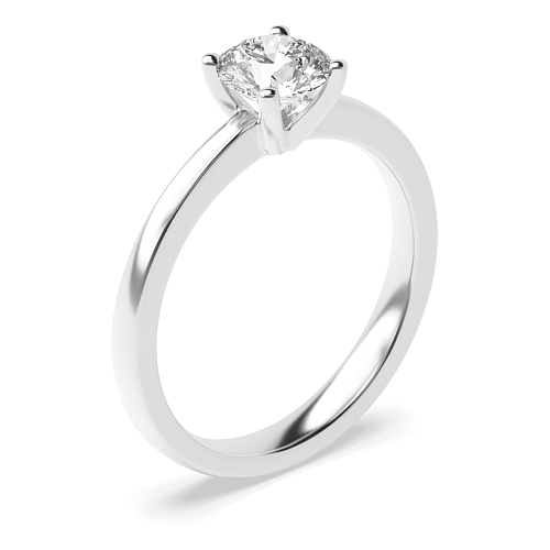 Open set round claws Engagement Rings