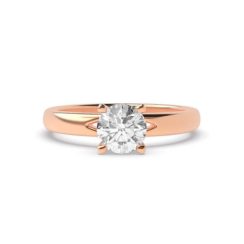 Rose Gold Open modern Engagement Rings