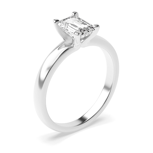 Emerald Open modern Engagement Rings