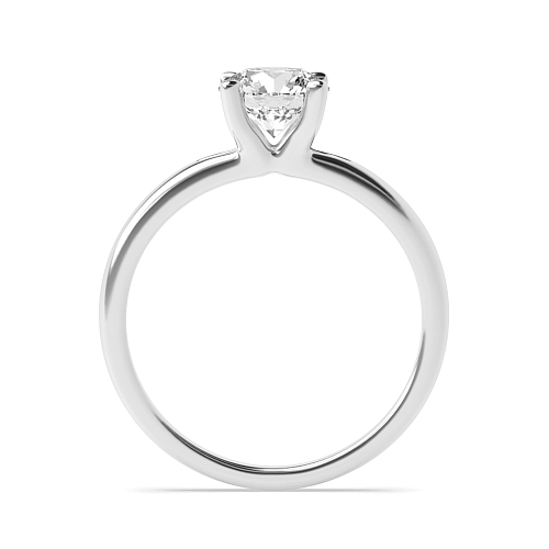 4 Prong Open Modern Lab Grown Diamond Solitaire Engagement Ring