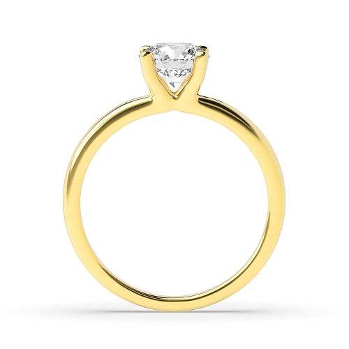Yellow Gold Open modern Engagement Rings