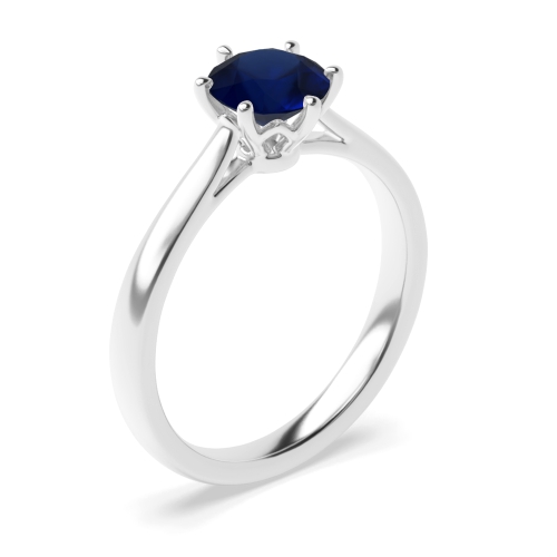 6 Prong Round Classic Solitaire Engagement Rings