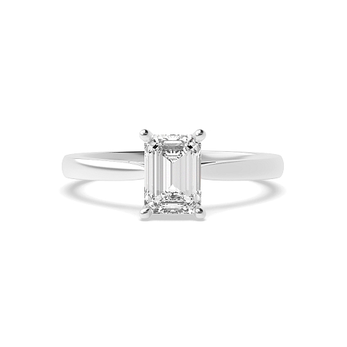Emerald Flower setting Engagement Rings