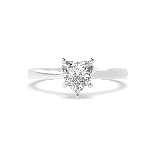 Prong Heart Flower setting Engagement Rings